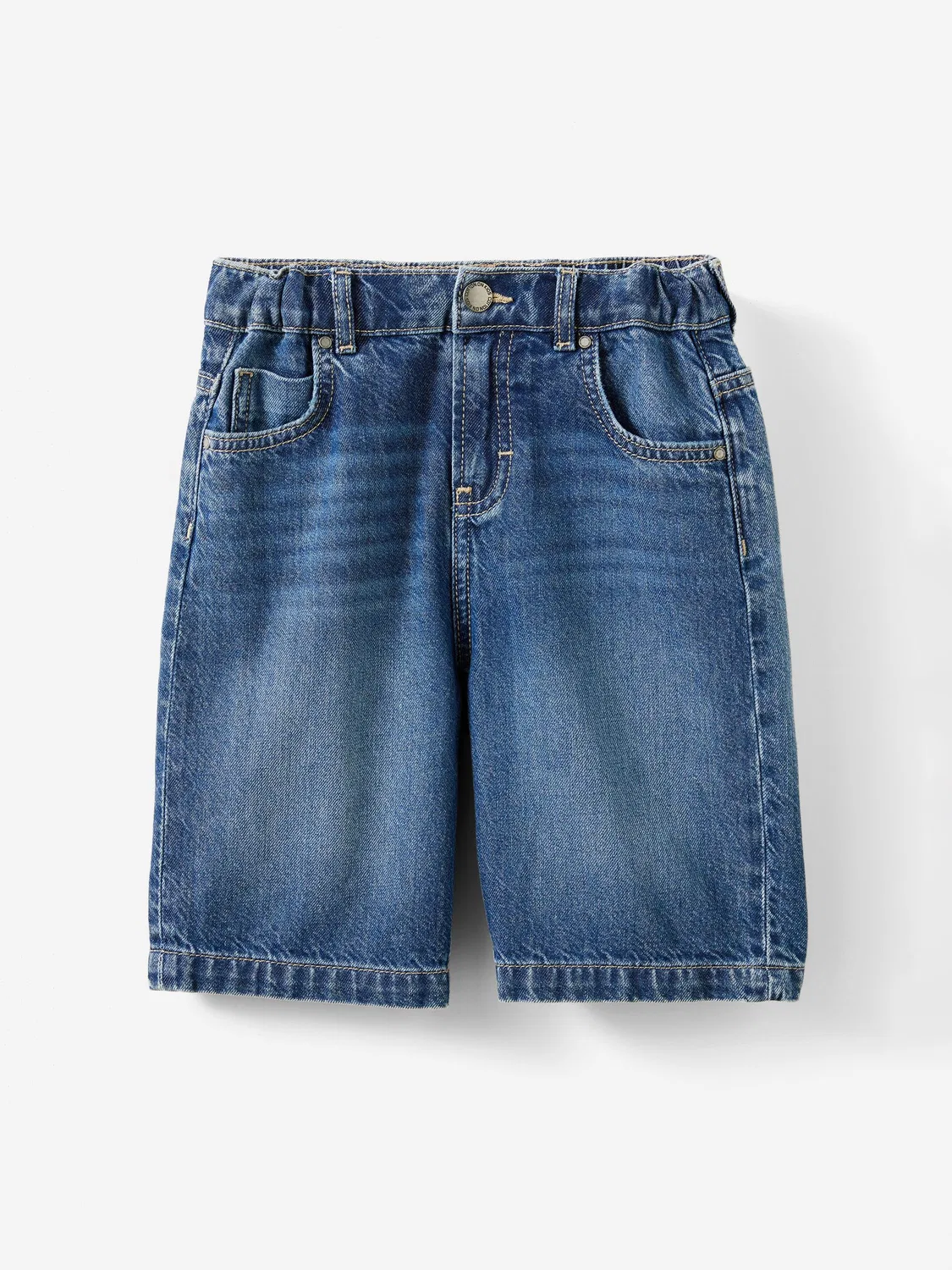 Шорты джинсовые Super Baggy Cotton On, синие — фото 3