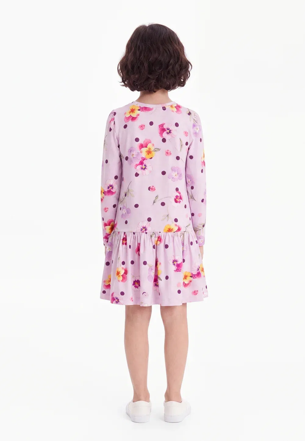 Платье из трикотажа St.Panse Monnalisa, Malva Flower