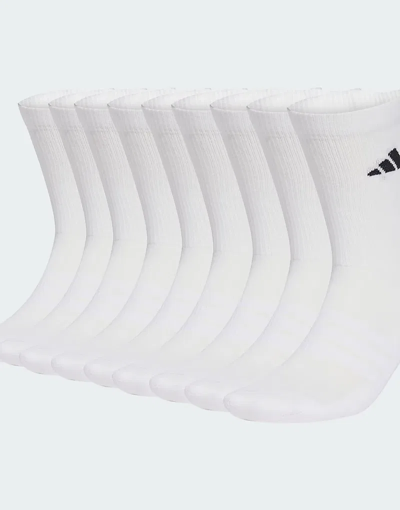 Носки высокие амортизированные Essentials 10 пар Adidas Performance, белый/черный