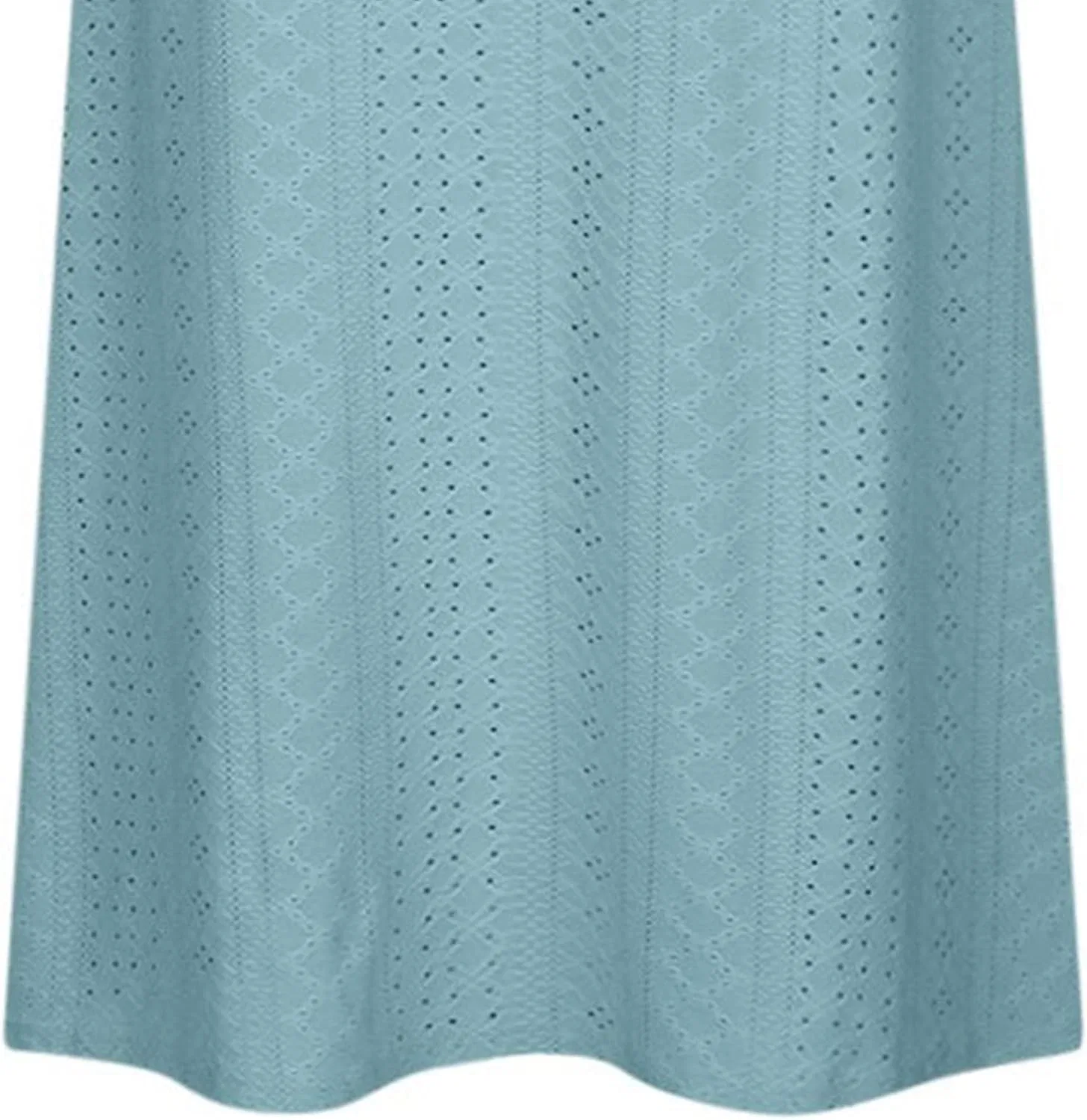 Женское летнее платье макси с цветочным принтом, Light Blue — фото 4