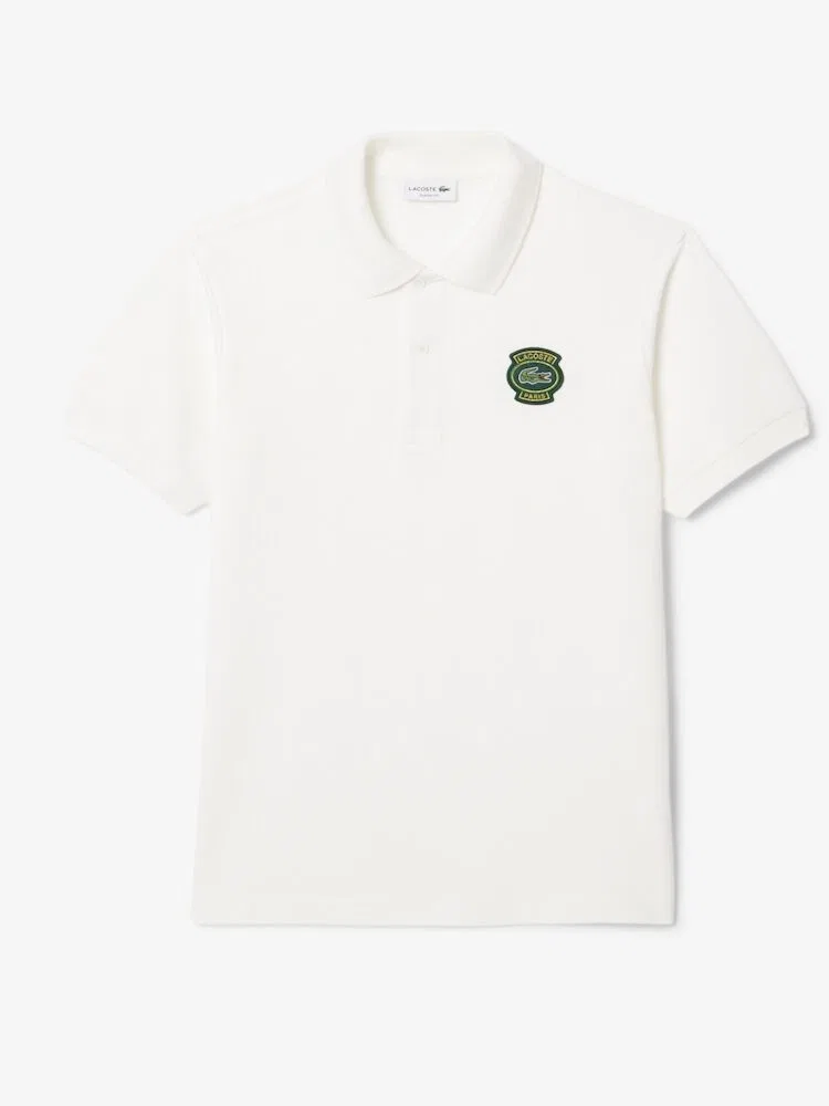 Футболка поло с нашивкой LACOSTE — фото 4