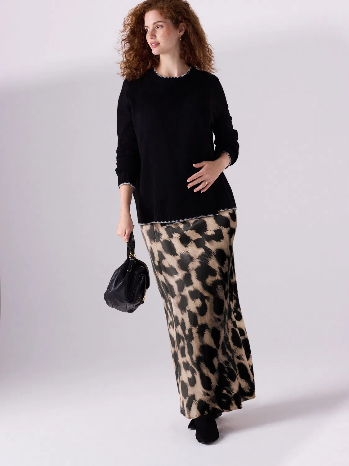 Юбка макси сатин Animal Print Next, Animal Print