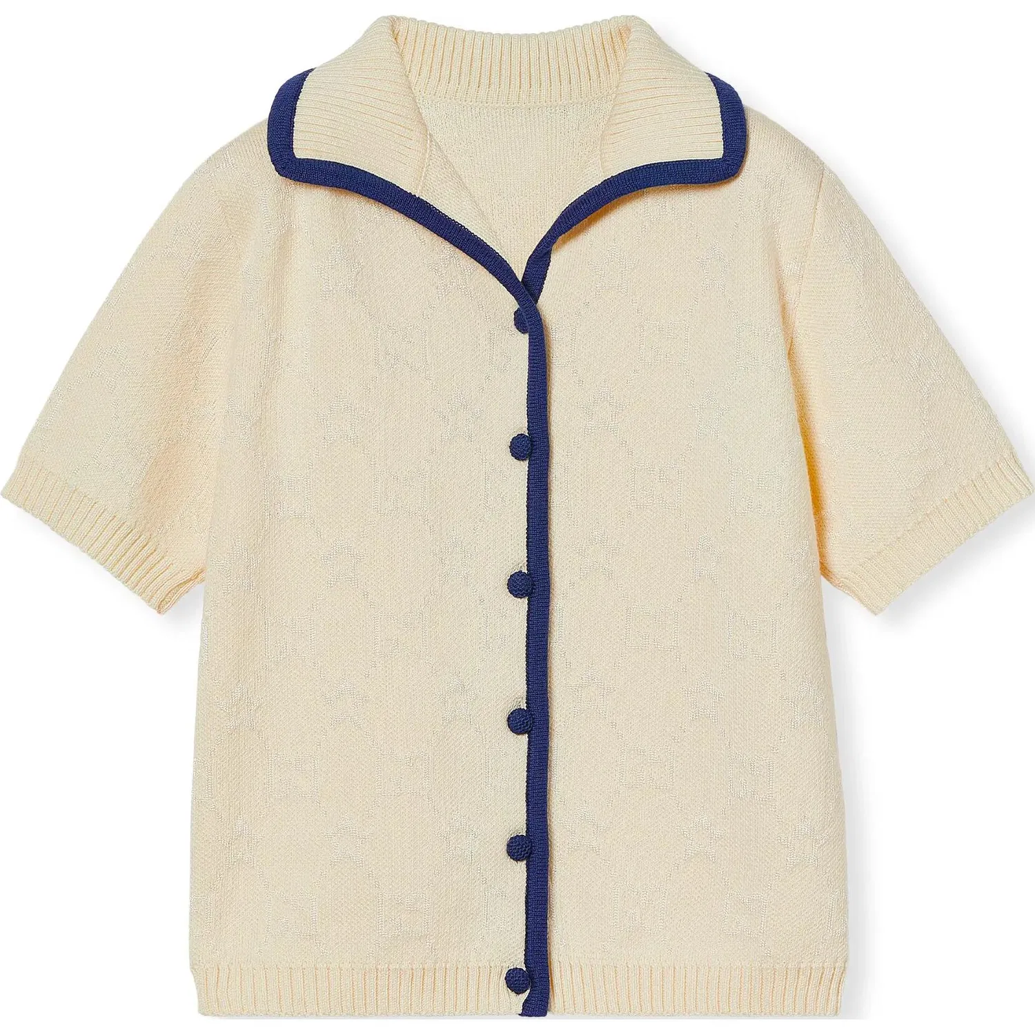 Детская повседневная рубашка с отложным воротником Moderate, Gucci, White