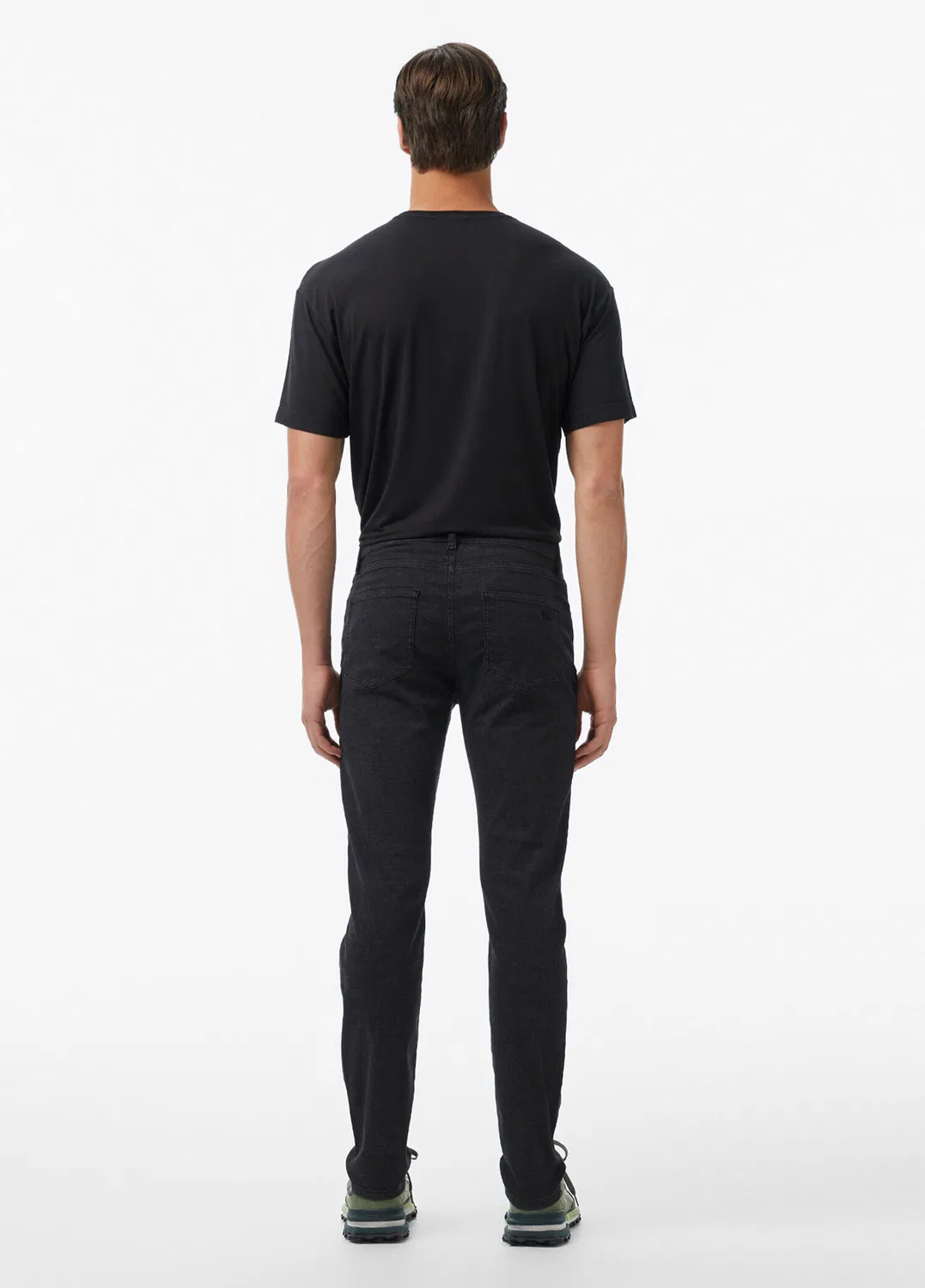 Брюки slim fit Lacoste, black — фото 3