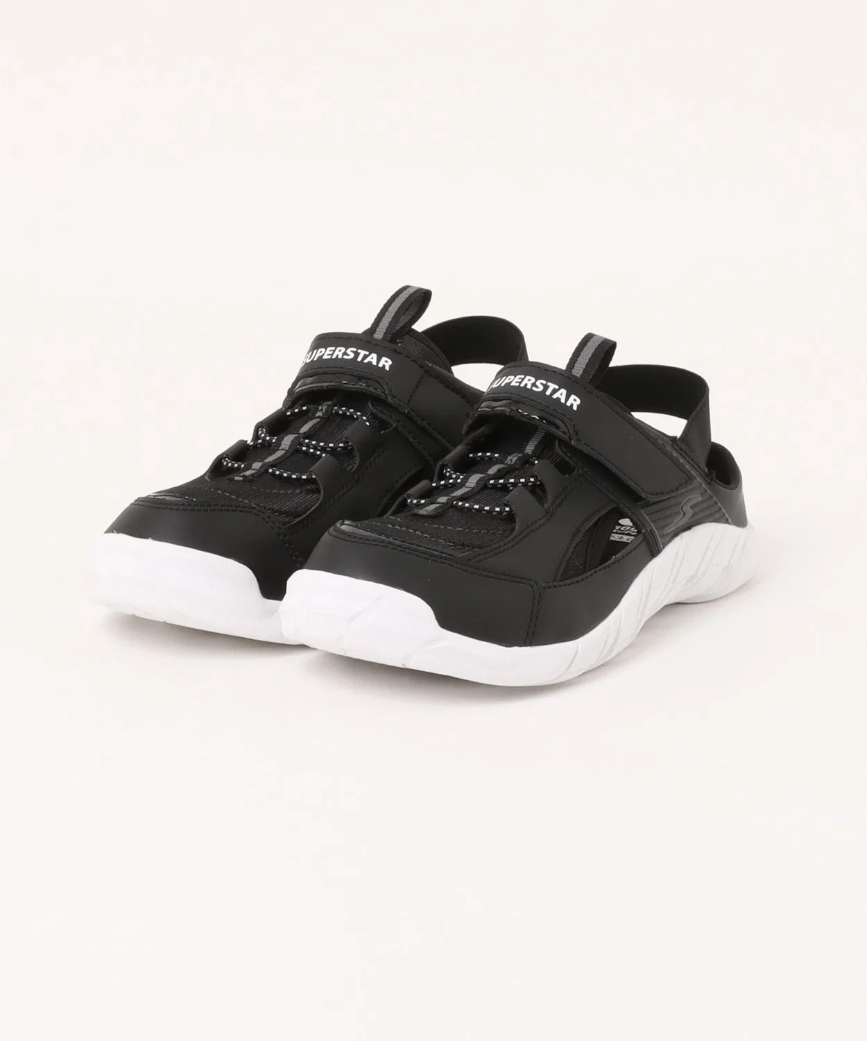 Детские спортивные сандалии с ремешком MoonStar SUPER STAR, Black
