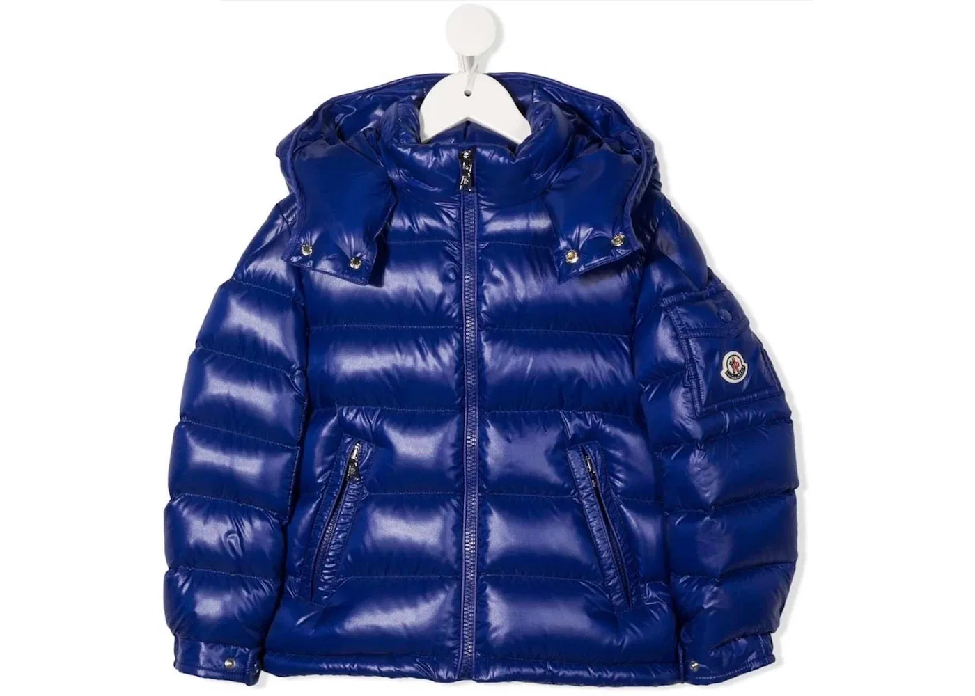 Детская куртка с наполнителем из пуха Moncler Enfant Padded Feather-Down Jacket Moncler, Royal Blue
