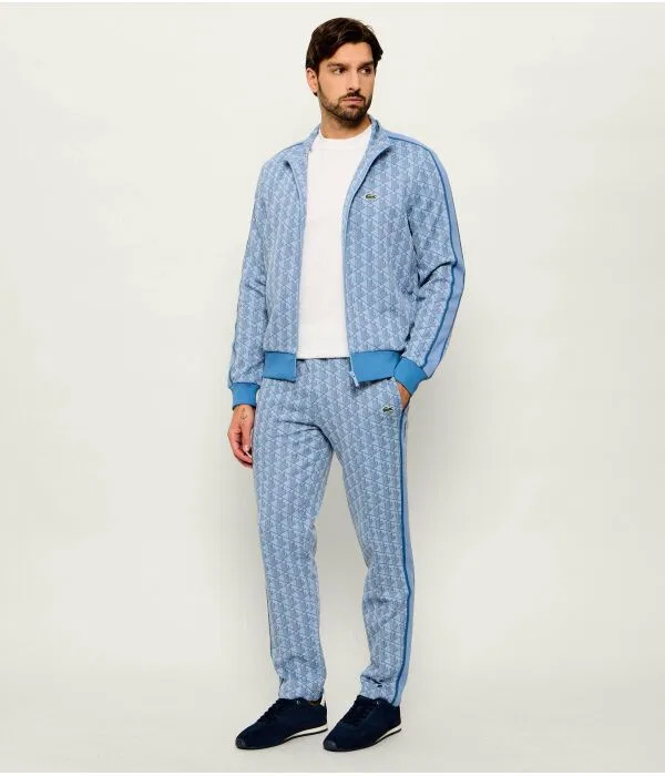 Мужская олимпийка с длинной молнией Lacoste, Azzurro — фото 2