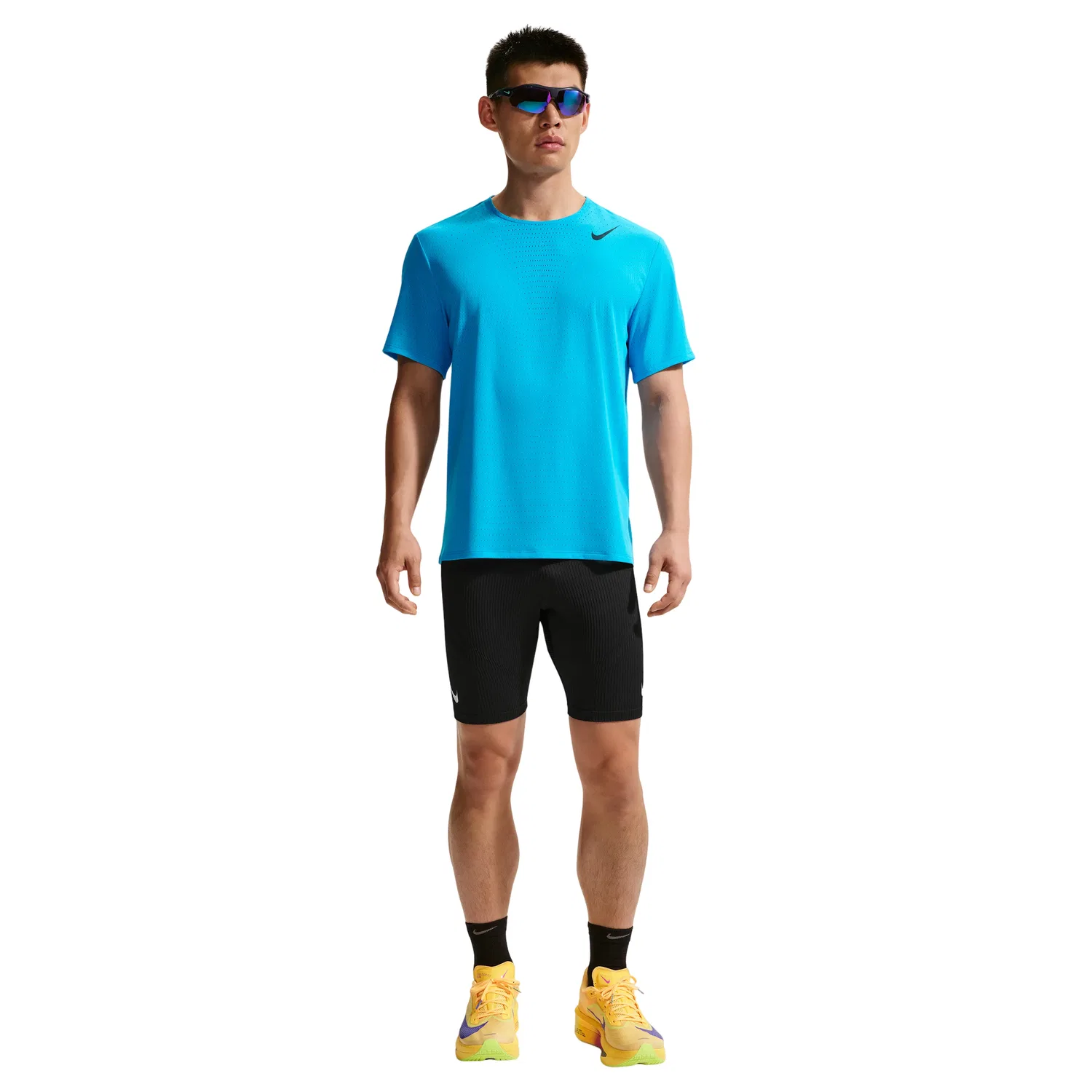 Мужская футболка Nike Aeroswift Dri-FIT ADV, синий — фото 4
