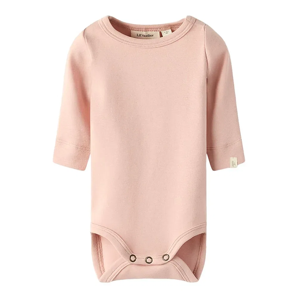 Детское боди для девочек с длинным рукавом Gayo Name it, Pink