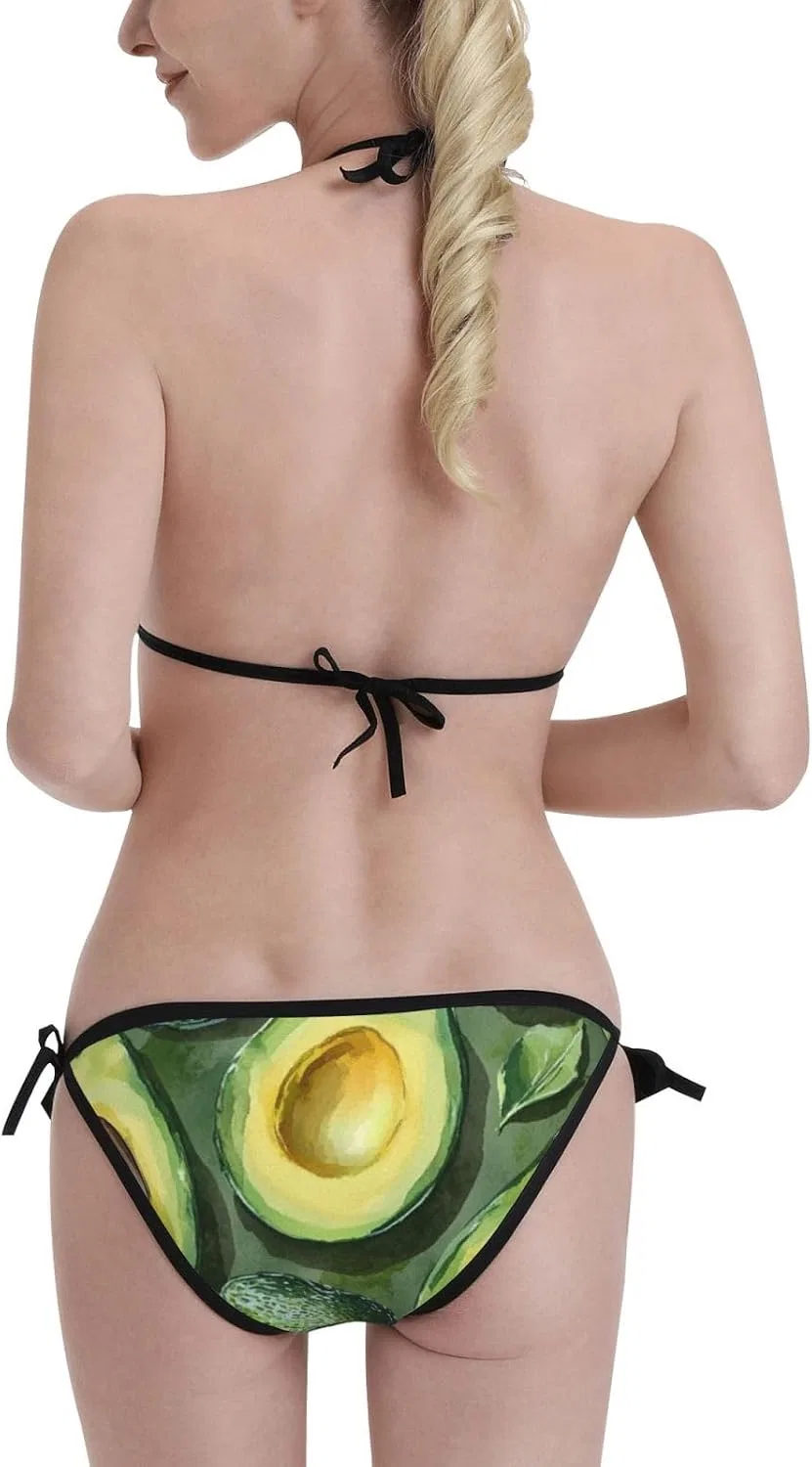 Женский бикини-комплект с мандала-принтом Green Avocado 3 — фото 3