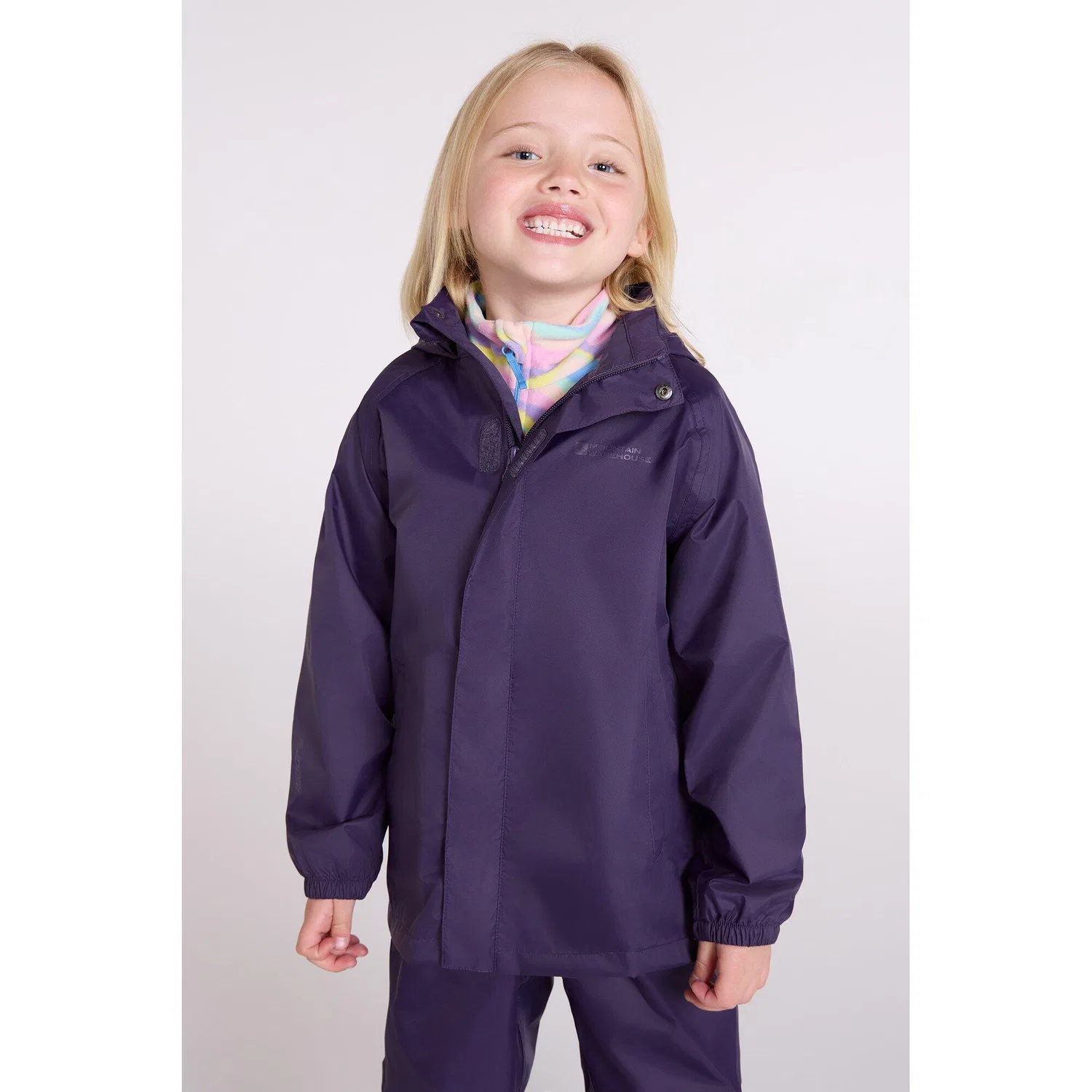 Детская водонепроницаемая куртка Pakka Mountain Warehouse, Dark Violet