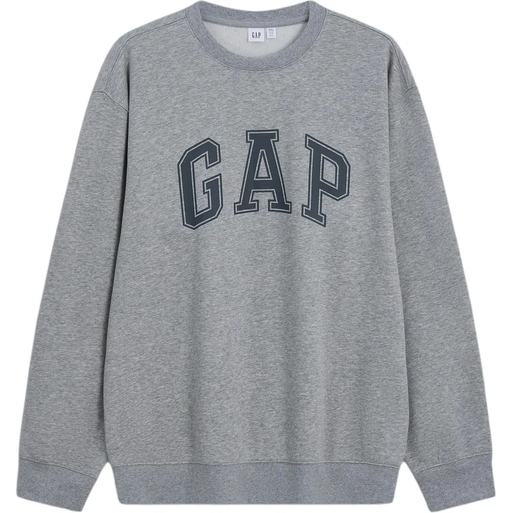 Мужской свитшот с круглым вырезом Marine Blue GAP — фото 3