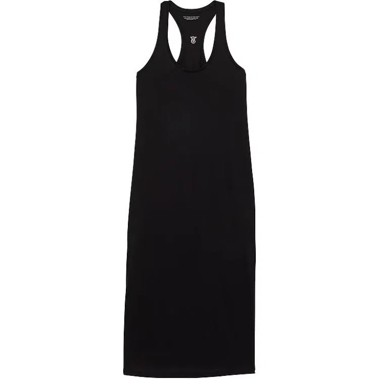 Ночная рубашка Tank Maxi Sleepshirt, Victoria's Secret, Black