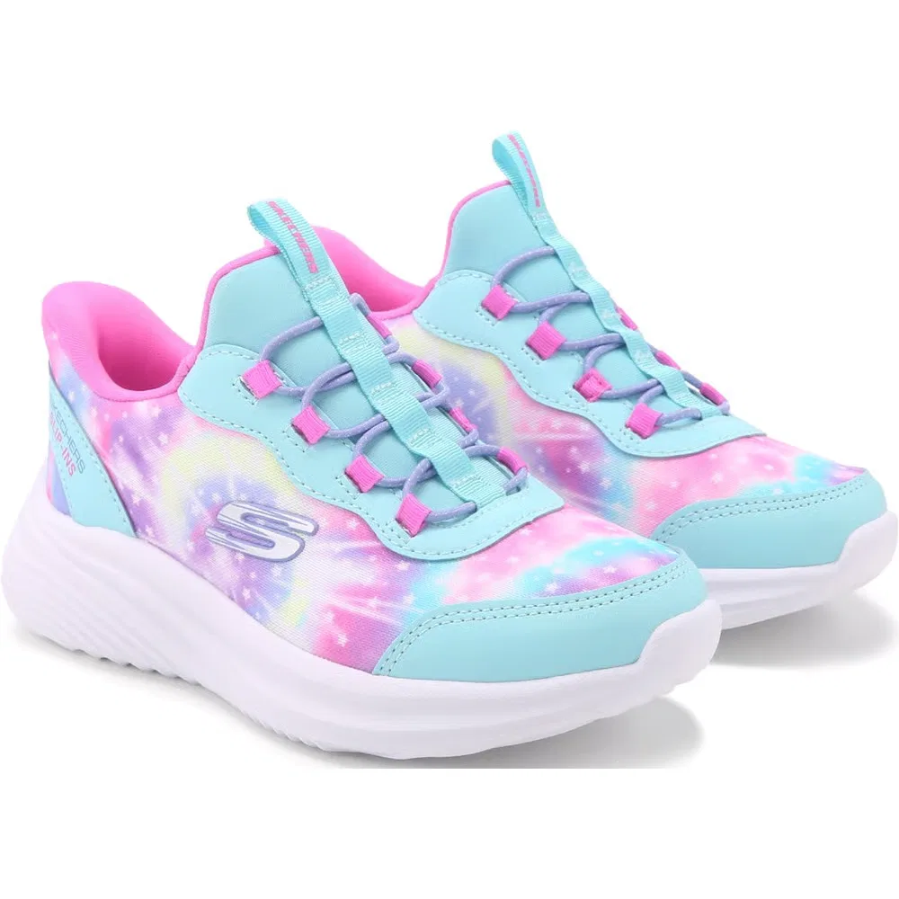 Детские слипоны Bounder Pro Skechers, Blue/Multi