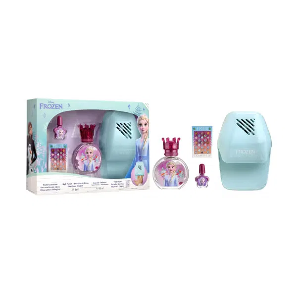 Детский парфюмерный набор с туалетной водой и набором для маникюра Estuche Frozen Kit Pintura, 50 мл