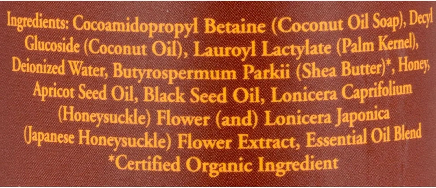 Гель для душа Honey And Black Seeds, Nubian Heritage, 384 мл — фото 2