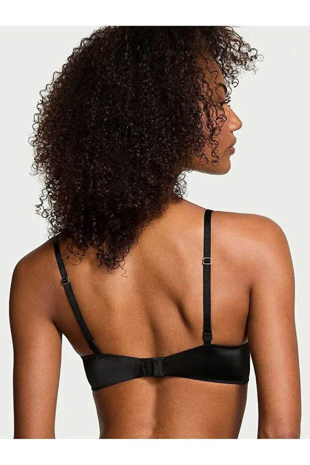 Женский бюстгальтер на косточках Smooth Lightweight Padding Supported Demi Victoria'S Secret, Black — фото 3
