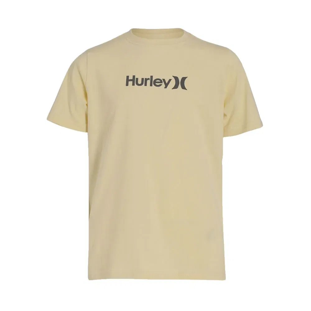 Детская футболка с принтом Printing Press O&O Hurley, Beige — фото 3