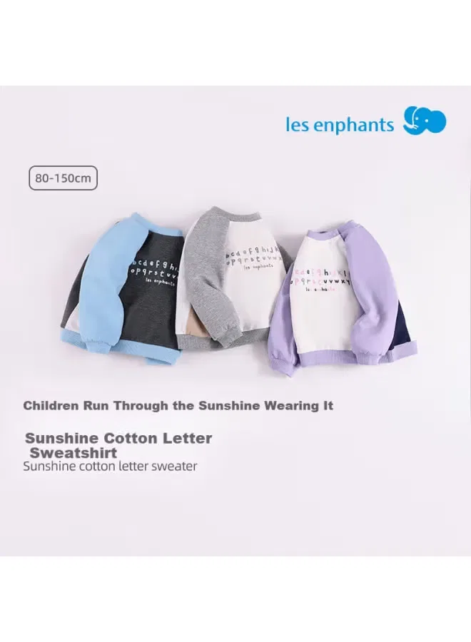 Свитшот с длинным рукавом универсальный серый Les Enphants, серый