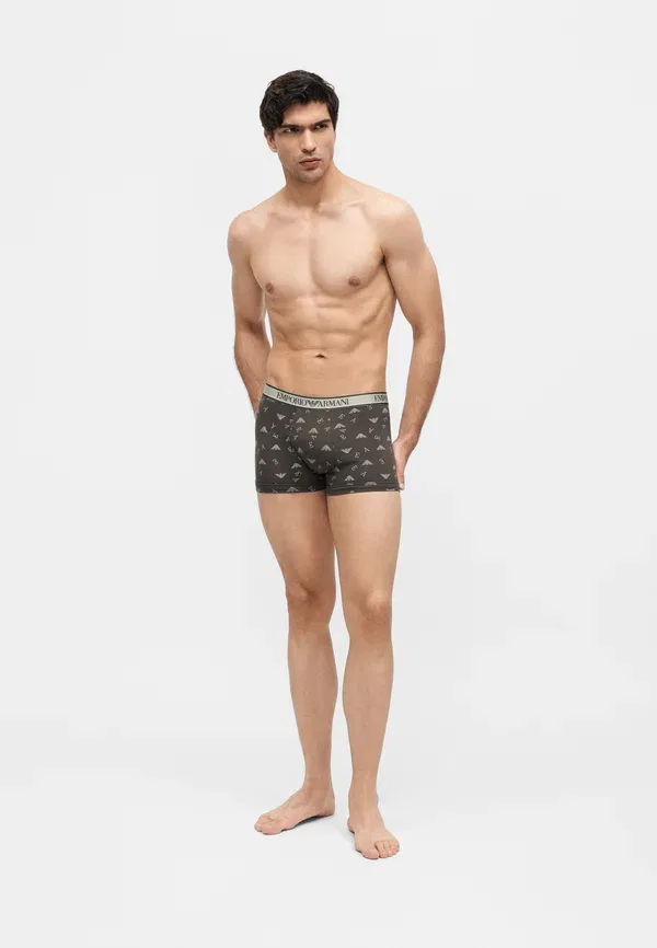 Набор из 3 плавок Core с логотипом parte bassa Emporio Armani, зеленый — фото 2