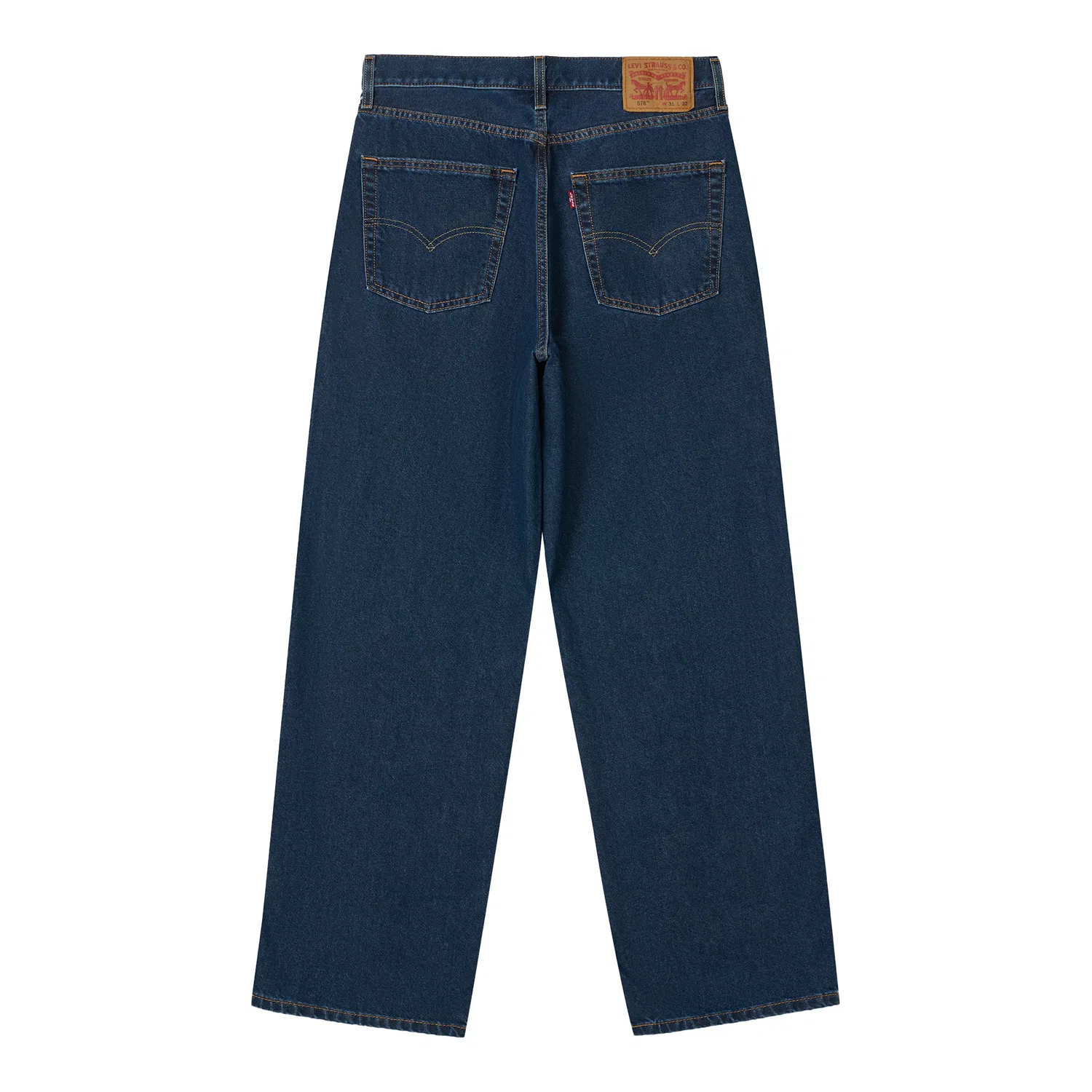 Джинсы Wide Leg, Levis, Dark Blue — фото 3