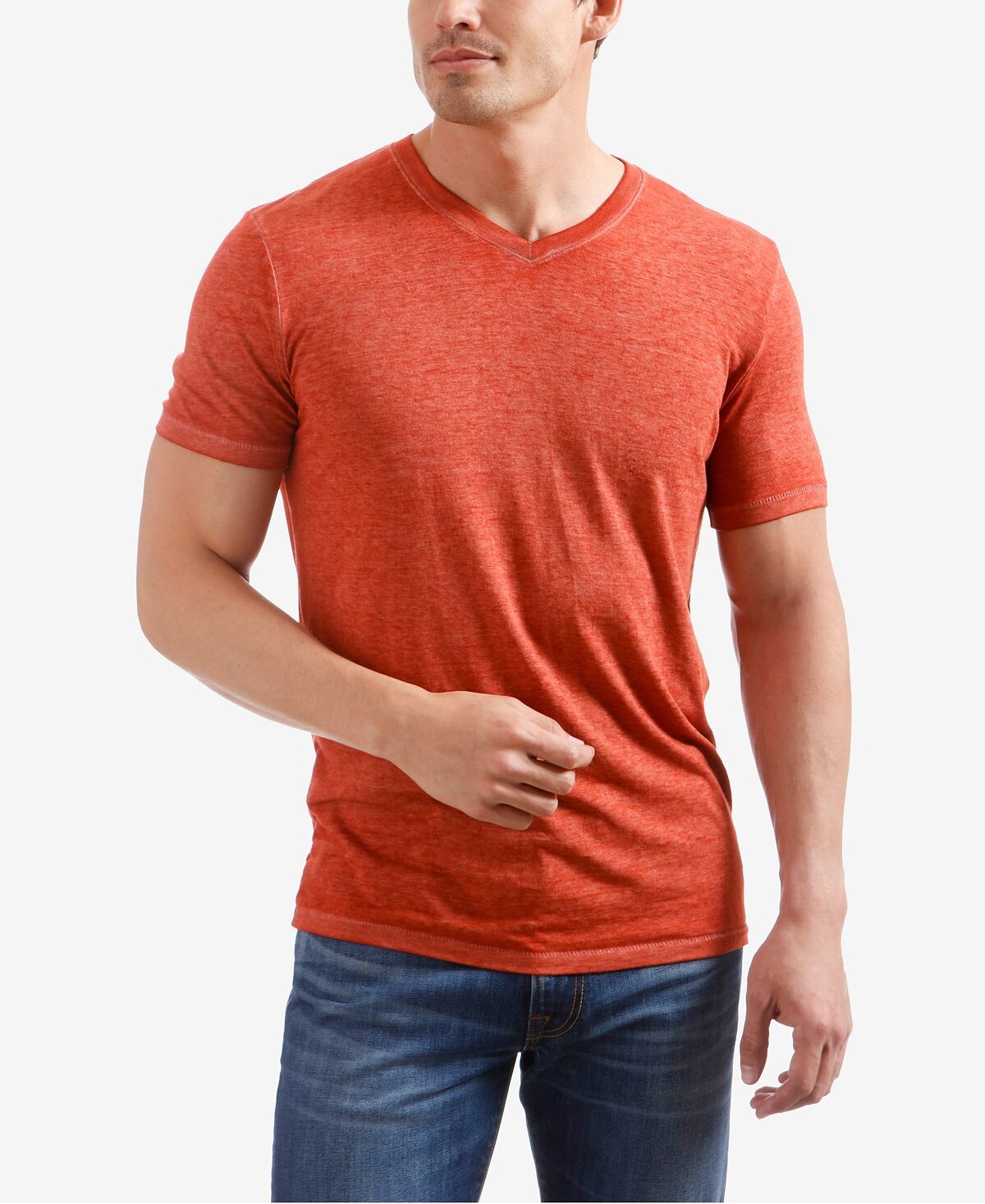

Мужская футболка burnout с v-образным вырезом и короткими рукавами Lucky Brand, Оранжевый, Мужская футболка burnout с v-образным вырезом и короткими рукавами Lucky Brand