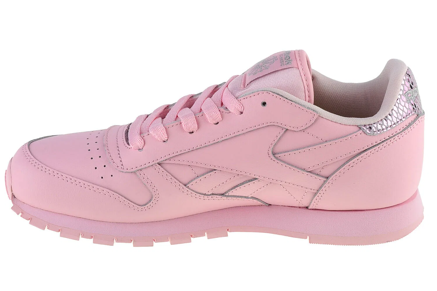 Детские спортивные кроссовки Classic Leather Metallic Reebok, Rosa — фото 2