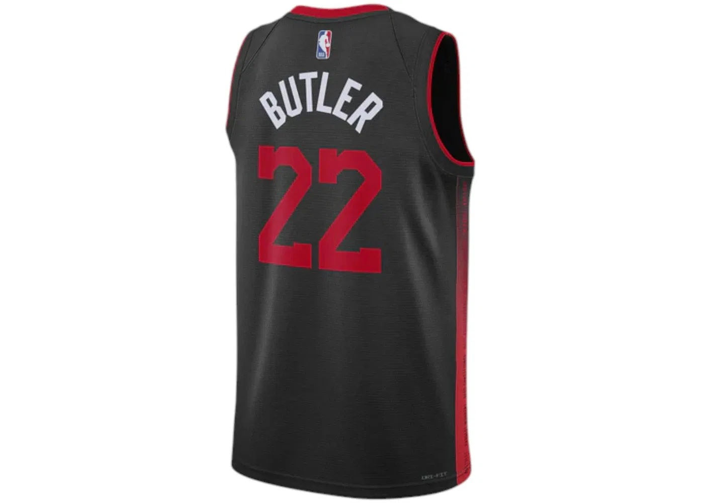 Мужская джерси с принтом Miami Heat Jimmy Butler Nike, Black — фото 2