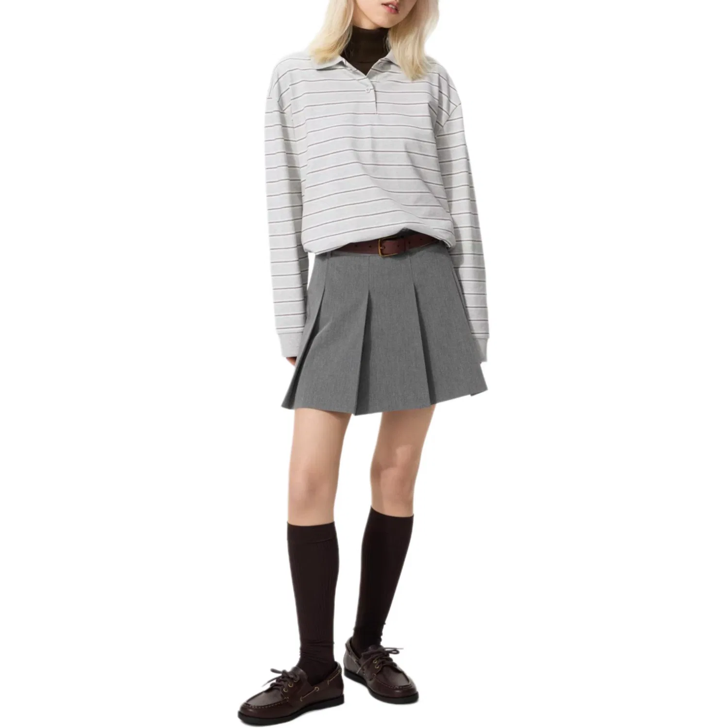 Женская юбка Casual Short Skirts UNIQLO, Dark Gray — фото 3