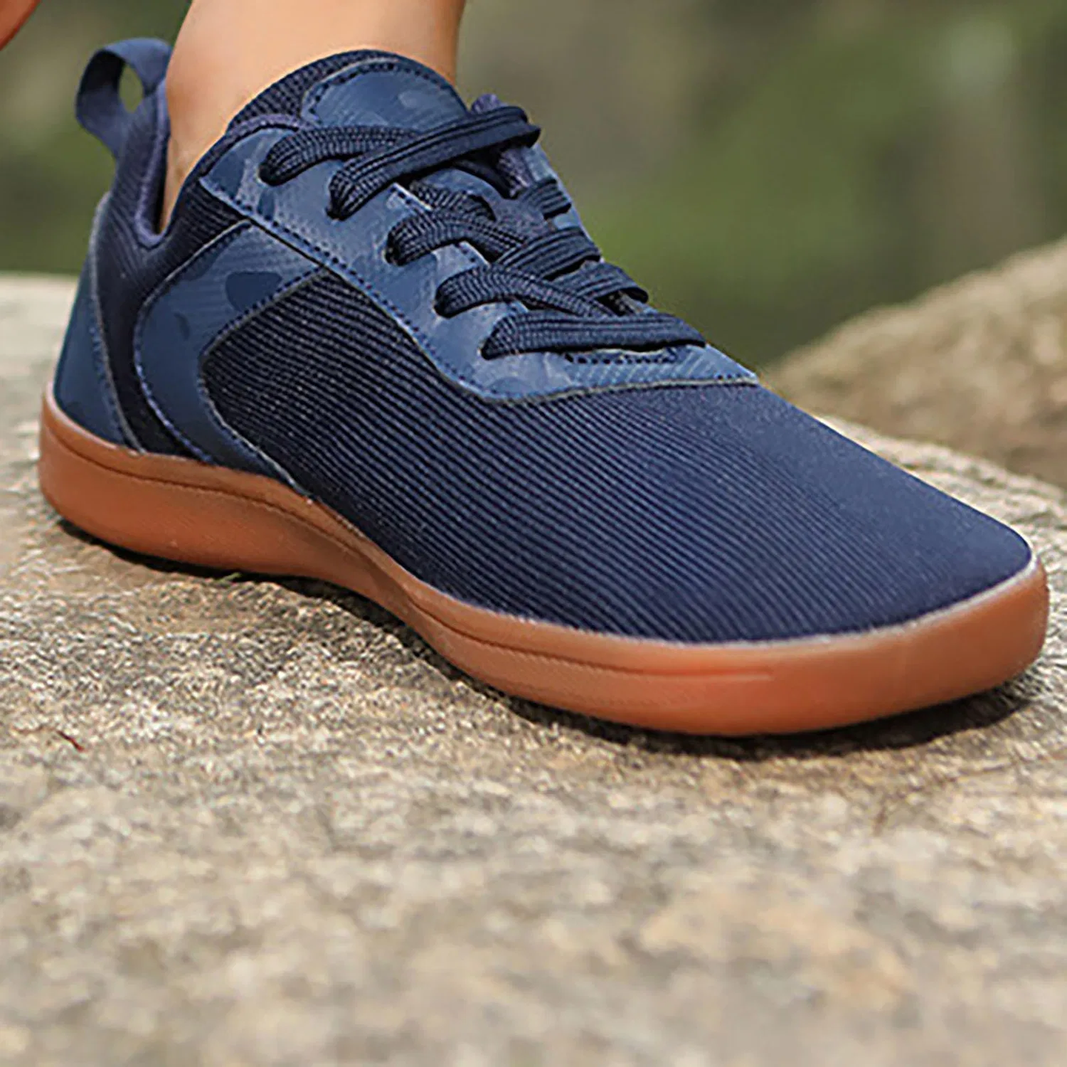 Детские минималистичные кроссовки для бега без каблука Unisex Wide Barefoot Shoes Minimalist Shoes, 03 Blue — фото 3