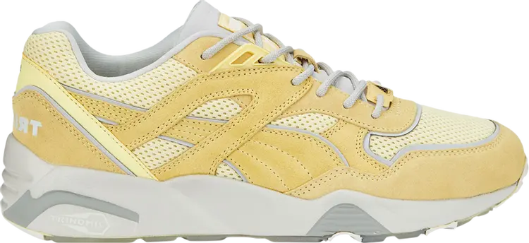 

Кроссовки Puma R698 Minerals Pale Lemon Glacier Grey, желтый