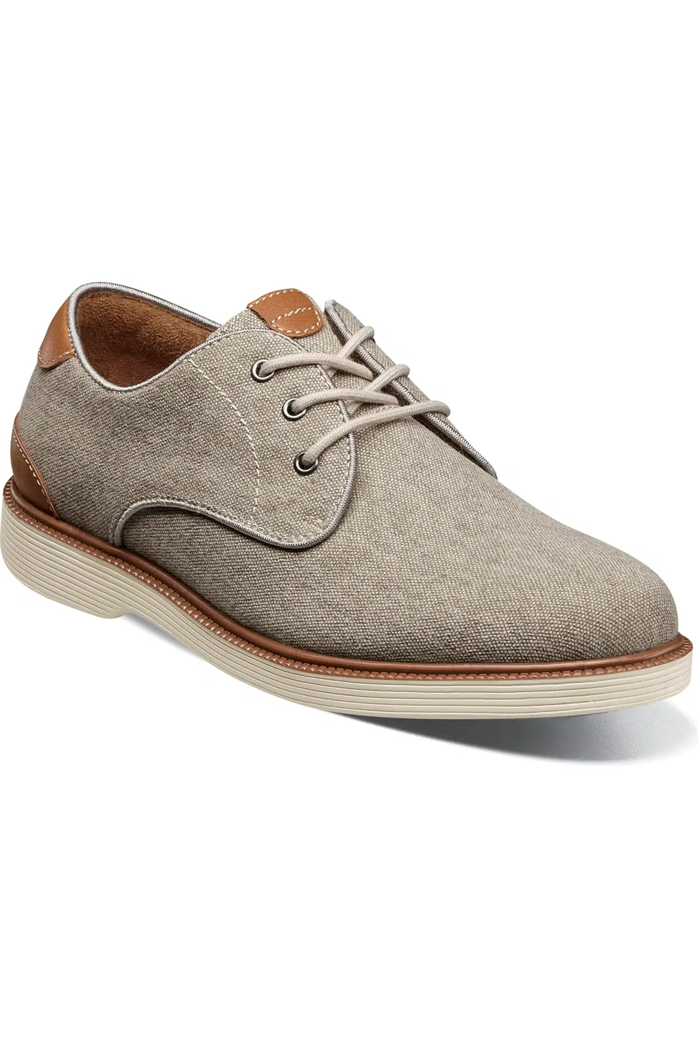 Детские туфли оксфорды на дышащей подошве Highland Florsheim, серо-коричневый
