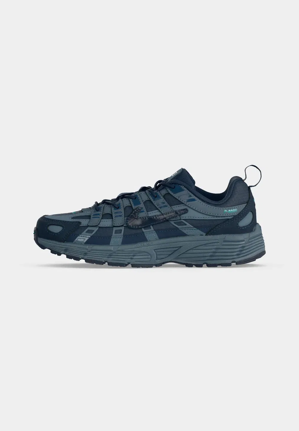 Кроссовки унисекс P 6000 Nike Sportswear, Thunder Blue/Blue Eclipse/Blue Graphite/Clear Jade/Diffused Blue — фото 2