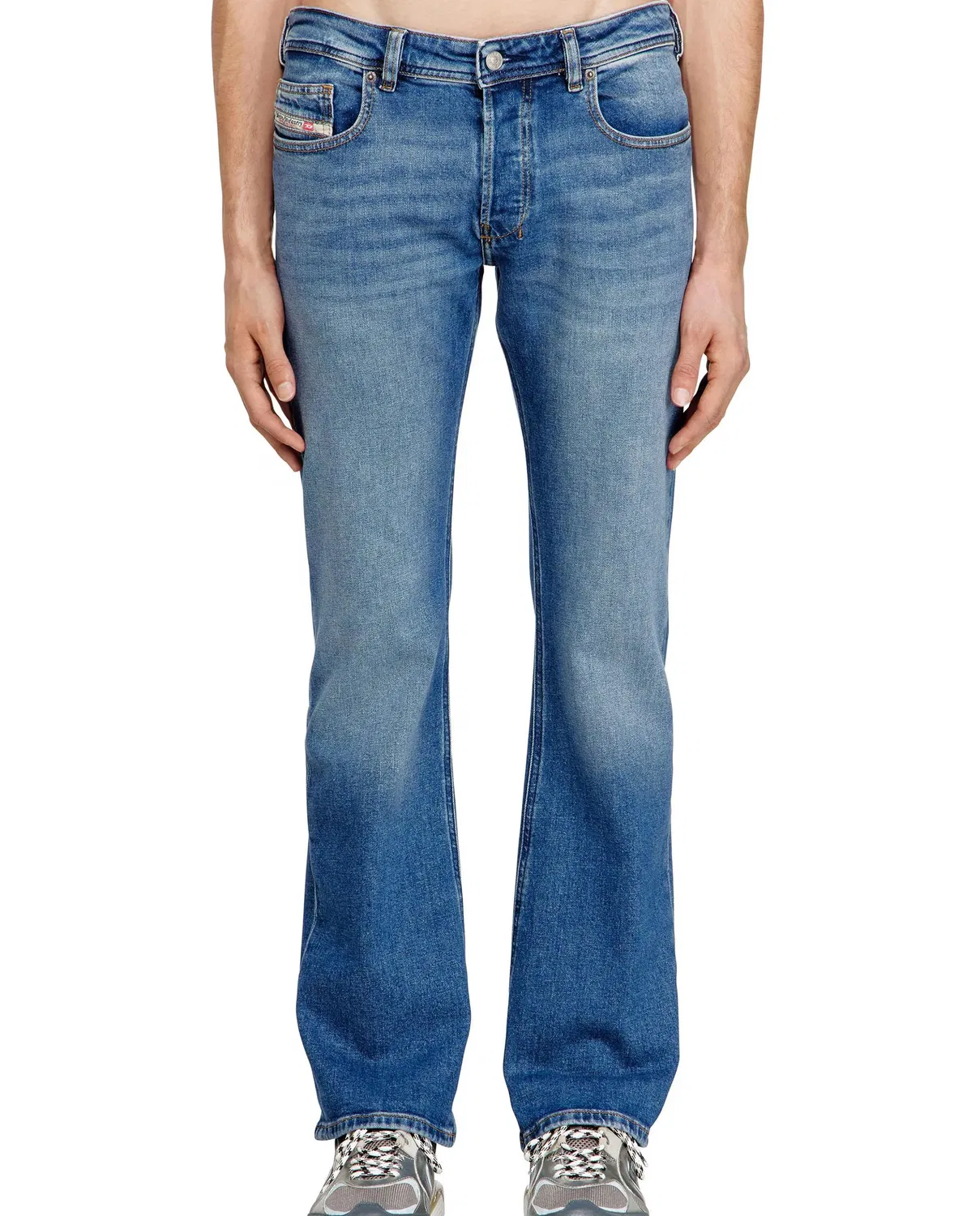 Мужские джинсы с низкой посадкой Vaquero Bootcut 2007 Zatiny Diesel, Azul