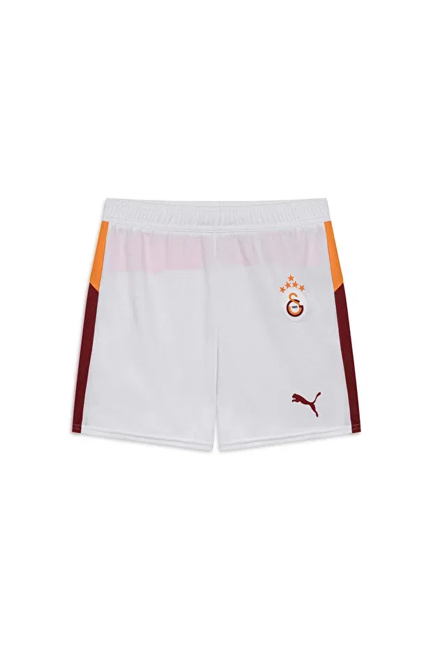Детские шорты для девочек с принтом Galatasaray puma 2025/2026 kids away shorts Gsstore, White