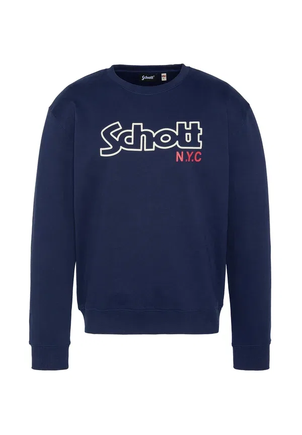 Свитшот с принтом Sweatshirt Schott, Marine, морской