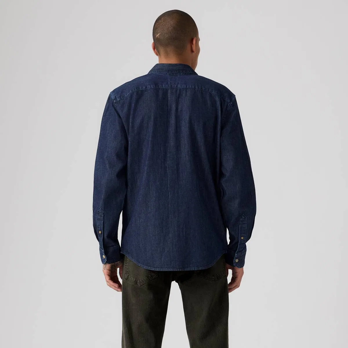 Стандартная рубашка Battery Housemark Levi's, Jack Dark Wash - Dark Wash — фото 4