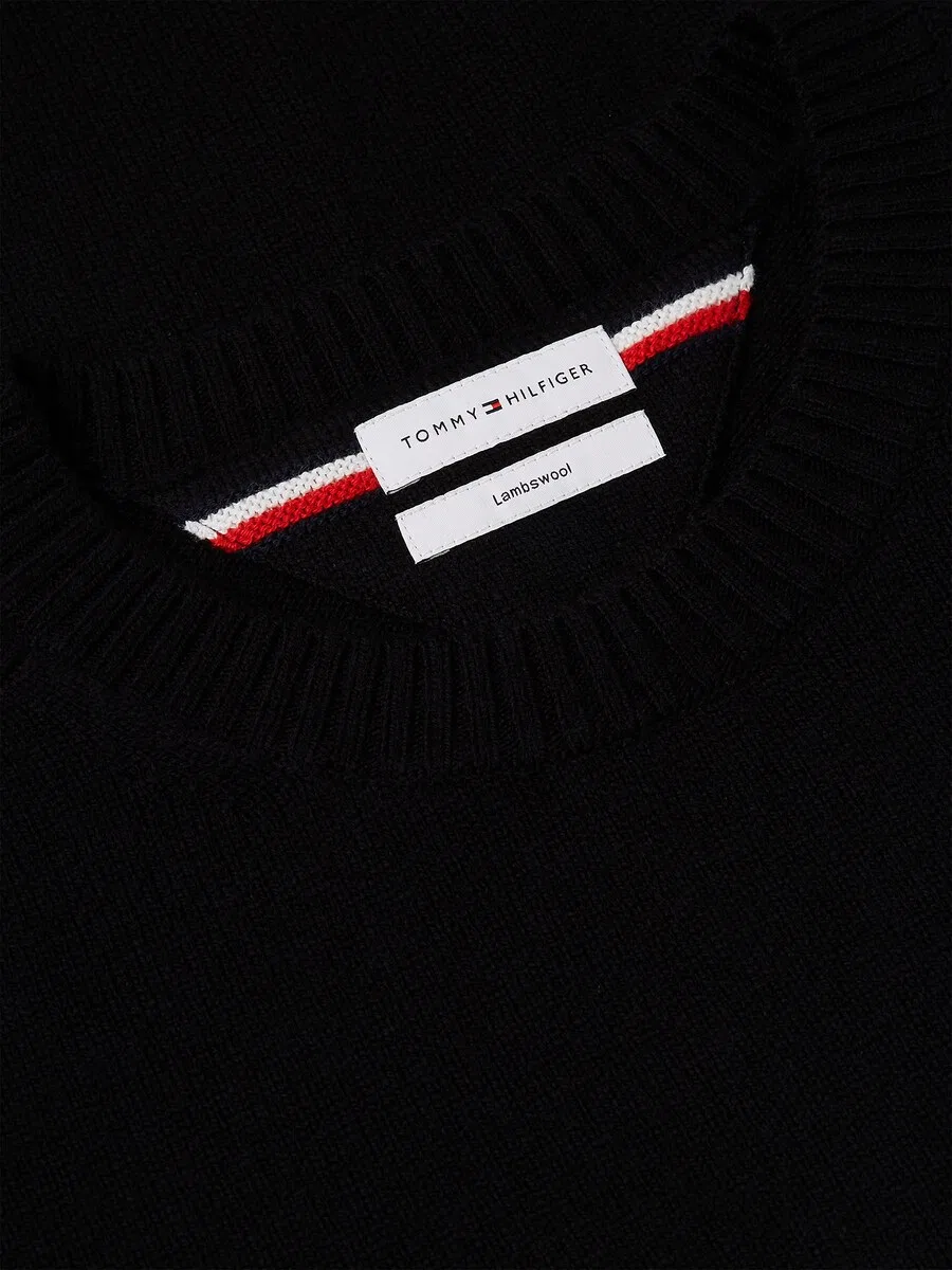 Свитер TOMMY HILFIGER черного цвета — фото 4