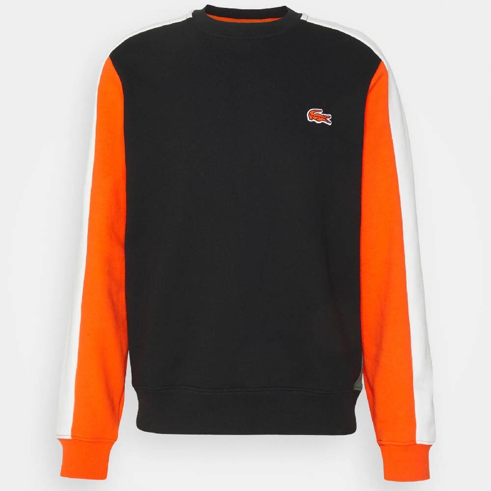 

Свитшот Lacoste Exclusive Unisex, черный/оранжевый/белый