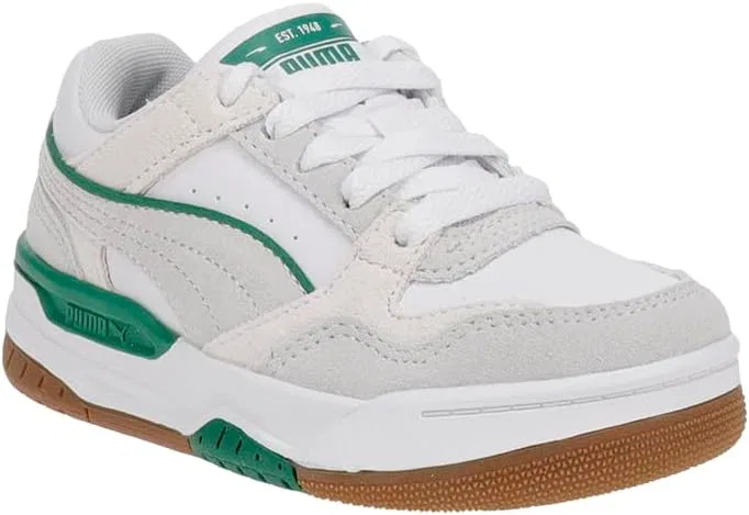 Детские кроссовки для мальчиков с замшевым верхом Rebound Retro PUMA, White — фото 2