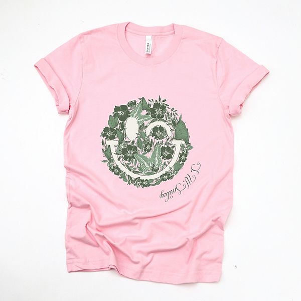 

SWSmiley зеленый футболка с принтом бабочек Simply Sage Market, Pink