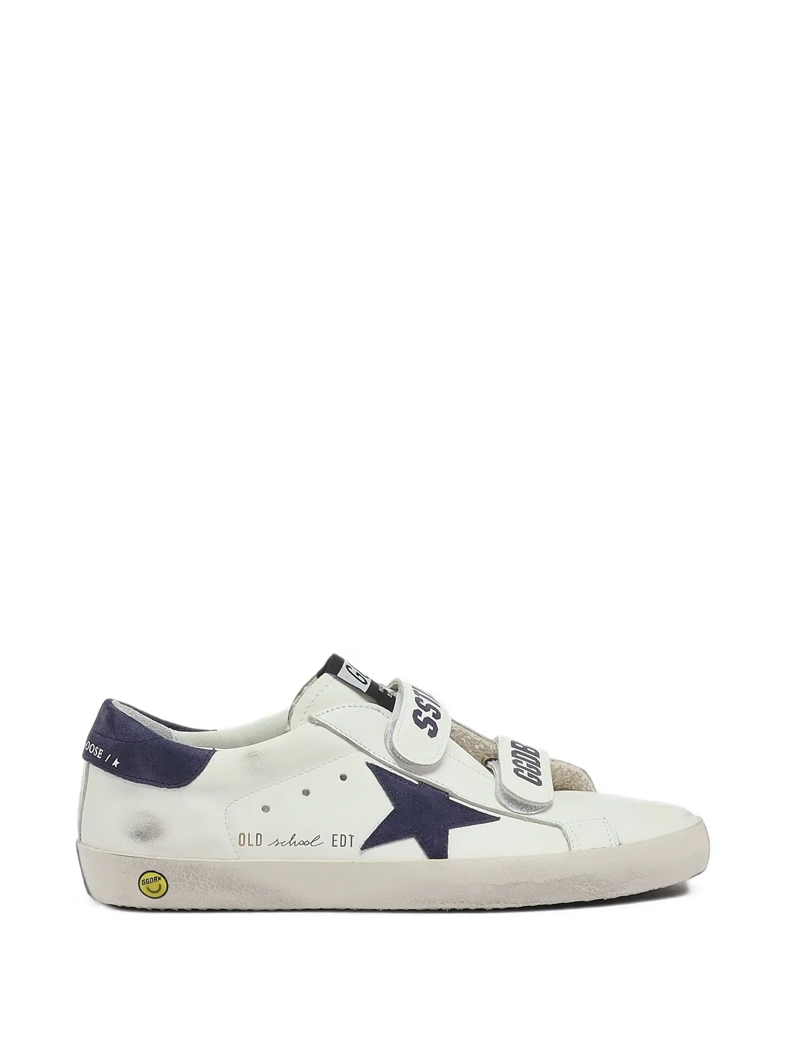 Кеды Old School белые из кожи Golden Goose, белый