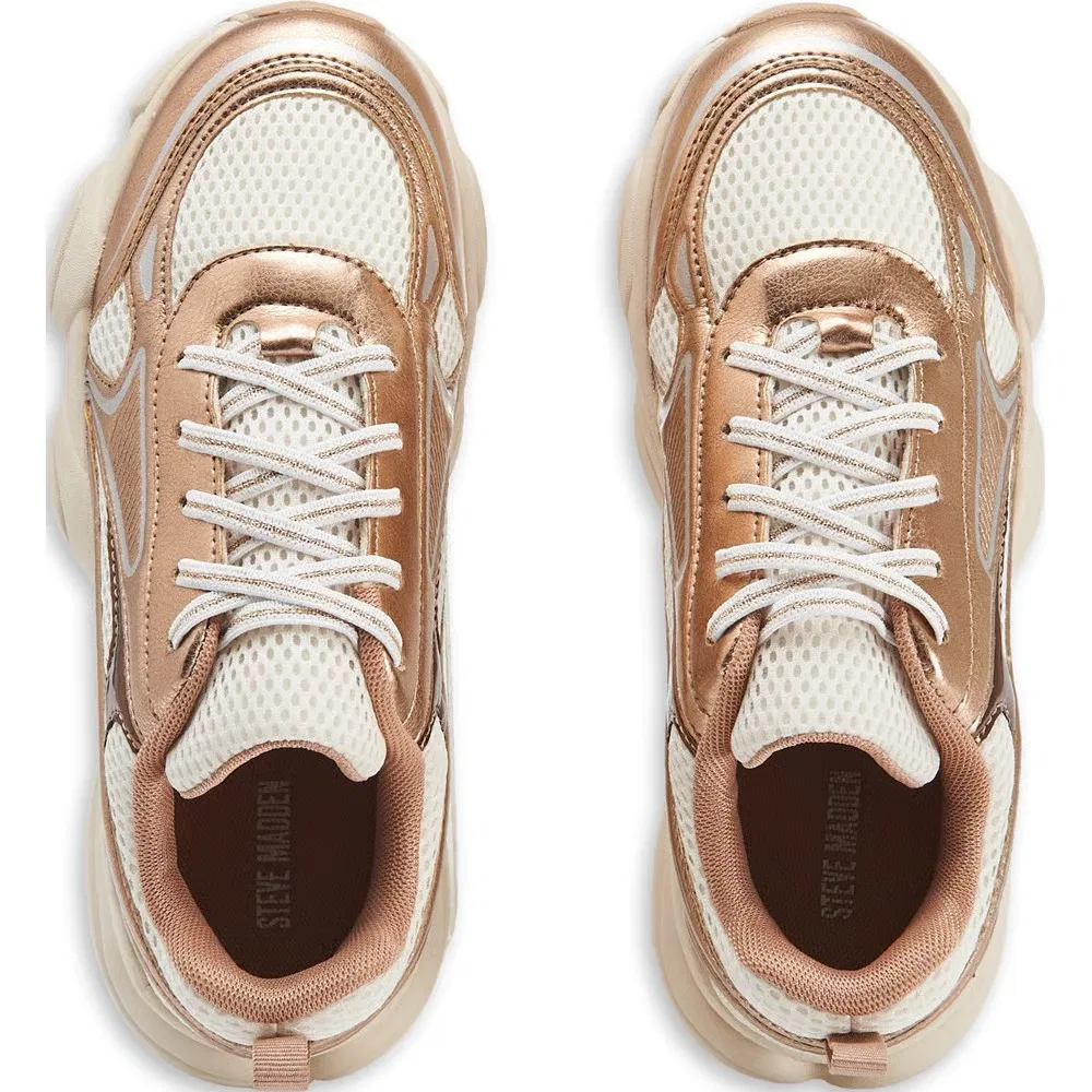Детские кроссовки J-Radley Steve Madden, Rose Gold/White — фото 4