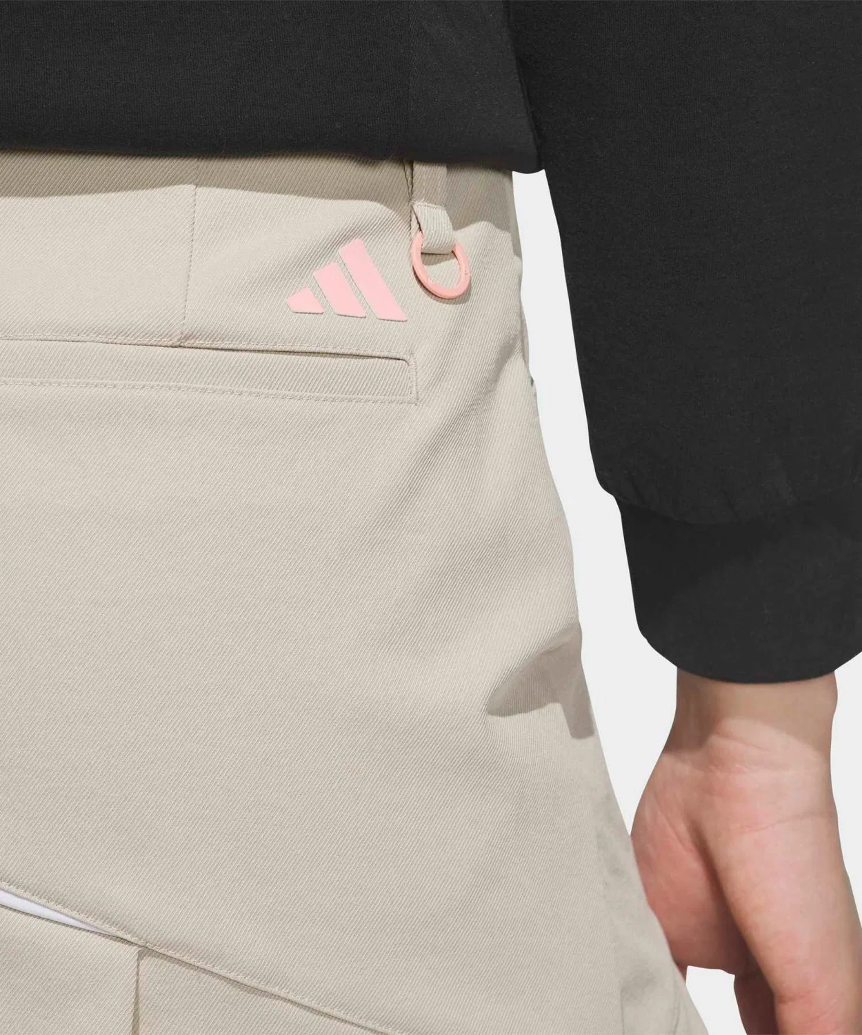 Женская юбка-плиссе из твила с длиной 78 см Twistweave Pleats Adidas, Beige — фото 3