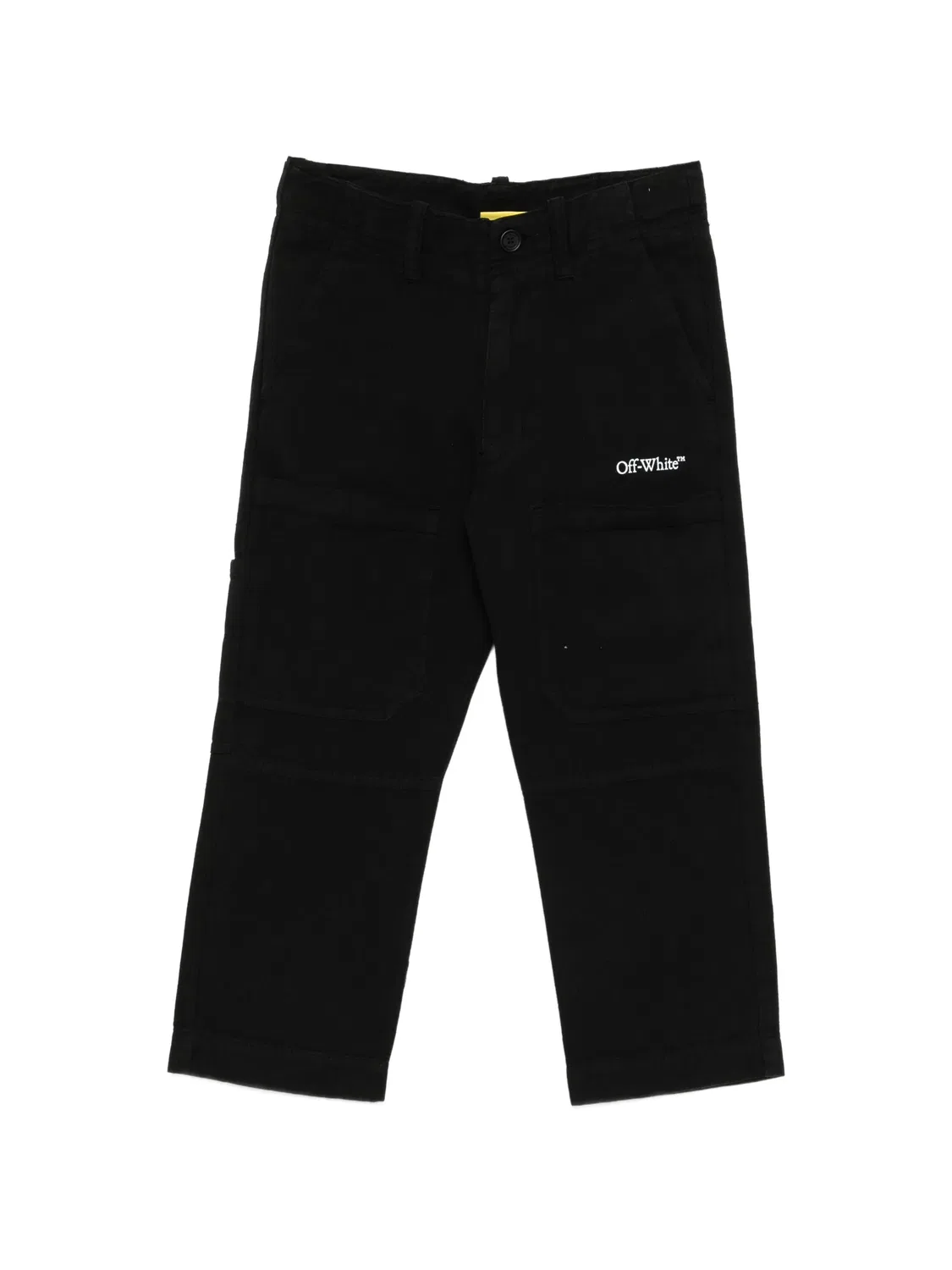 Брюки карго с вышитым логотипом, Черные OFF-WHITE, черный