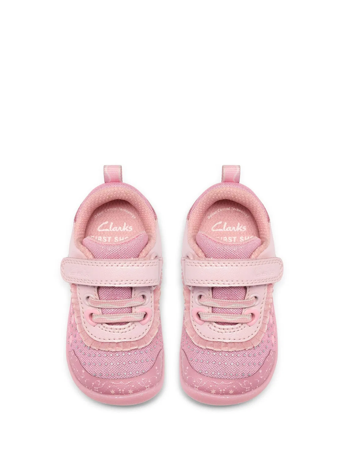 Кроссовки Clarks Roamer Gleam T, для девочек, розовый