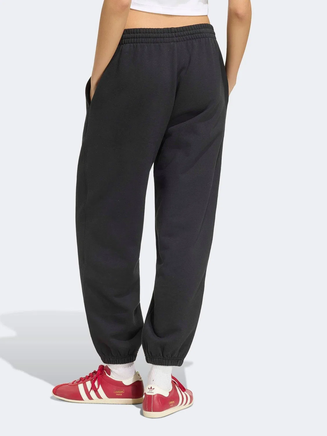 Джоггеры свободного кроя Essentials Loose Fleece, adidas Originals, черный — фото 2