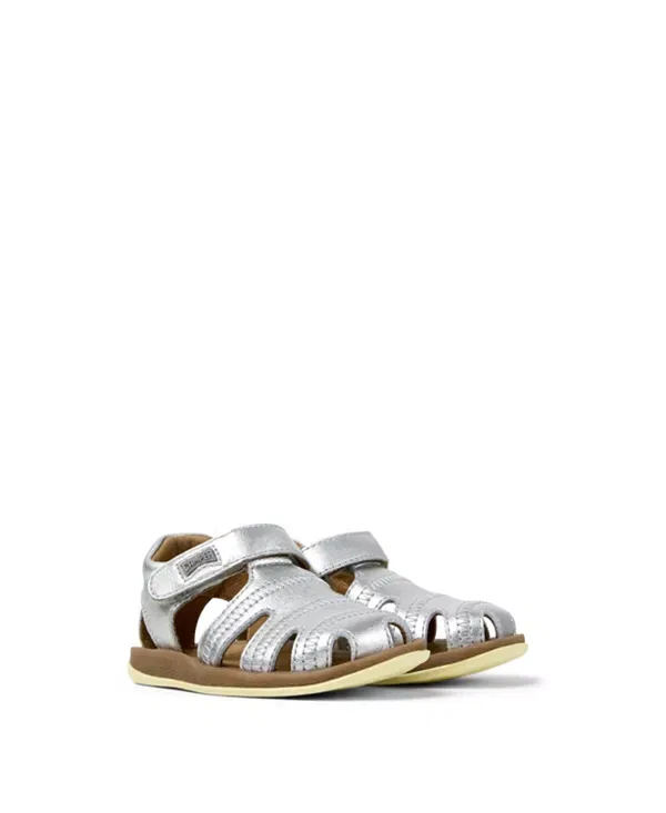 Сандалии детские Camper Bicho Leather Sandals, кожаные, серые