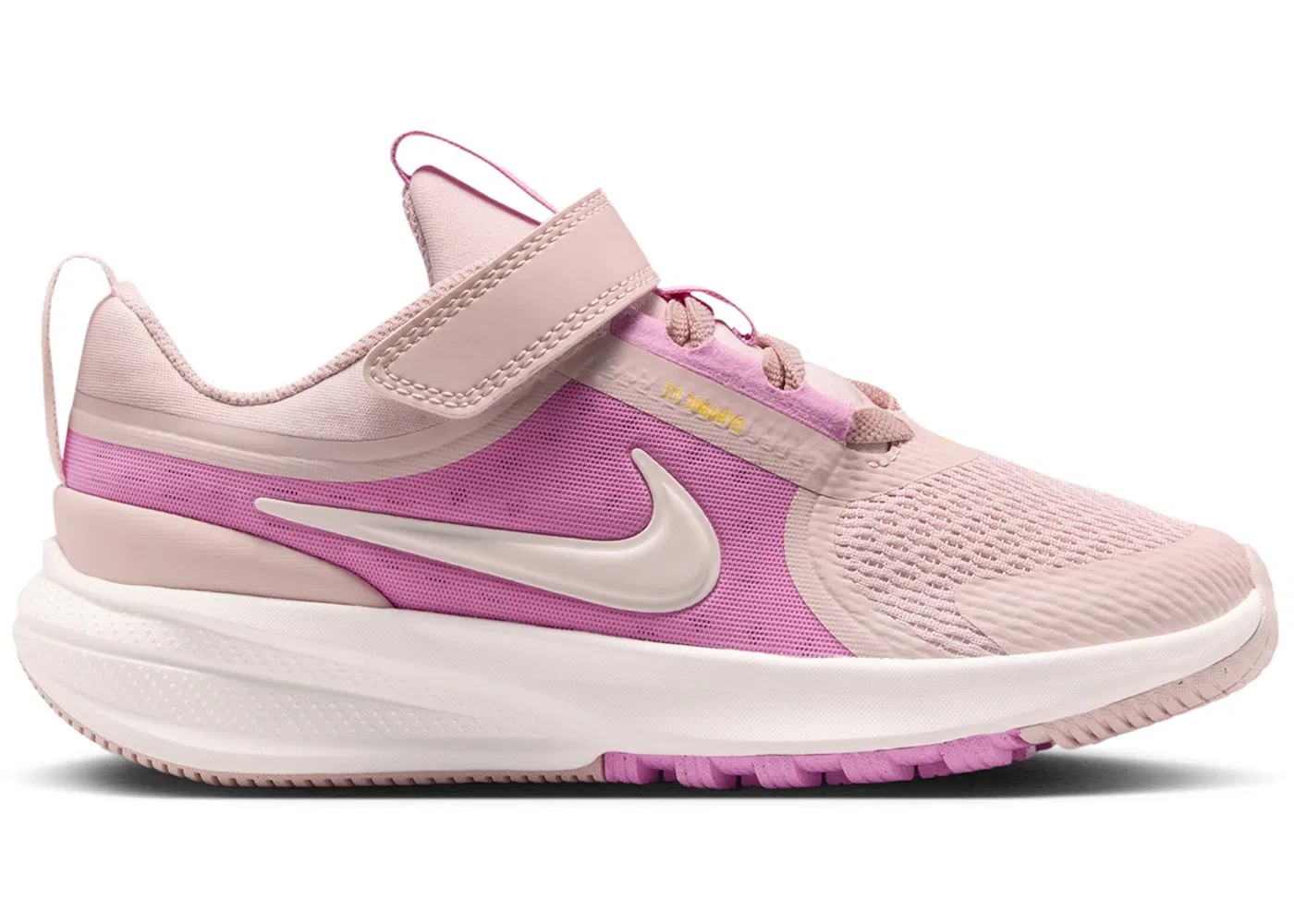 Детские кроссовки для бега с шнуровкой Nike Star Runner 5 Nike, Silt Red/Light Magenta/Laser Orange/Sail