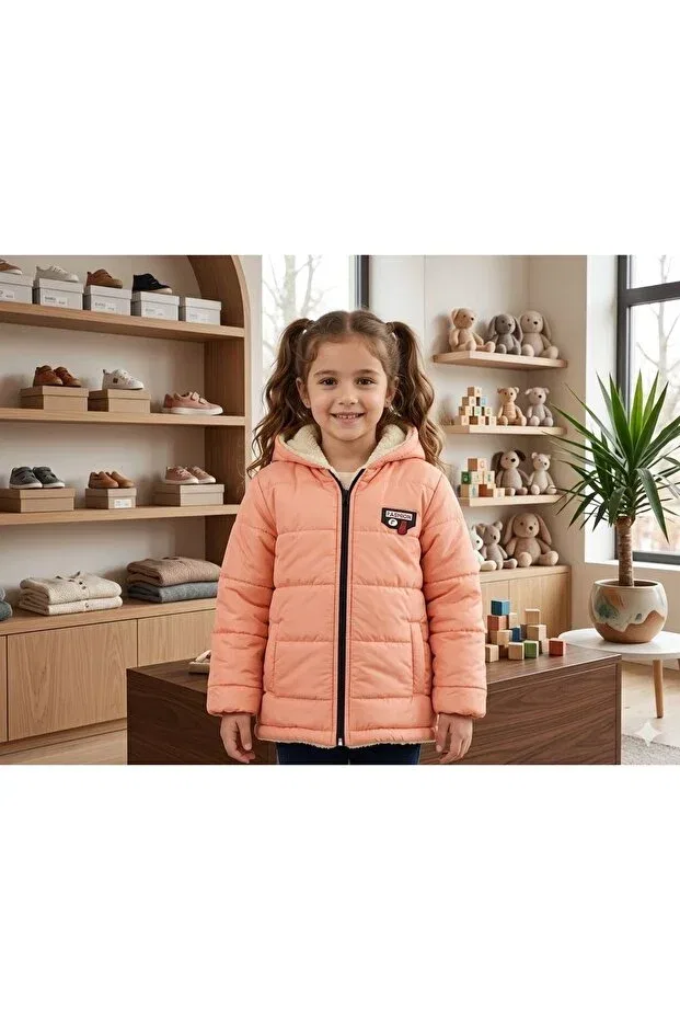 Детское пальто для девочек пуховик Generic Brands, Light Pink